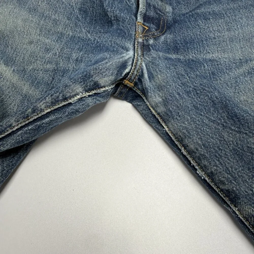 Levi's 501 Button Fly Jeans Mens 34x34 (32x30) - Picture 4 of 13